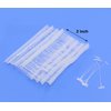 PAG 2 inch Standard Tagging Gun Fasteners Tag Barbs Attachments Price Tag Gun Refill for Clothing, 5000pcs, Transparent