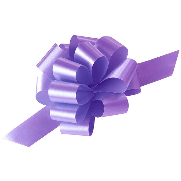 Lavender Decorative Gift Pull Bows - 5" Wide, Set of 10, Easter, Spring, Summer, Wedding Shower, Baby Shower, Birthday, Presents, Decorations, Gift Basket Decor, Christmas