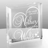 KATE POSH -to The World You are a Mother, to Our Family You are The World - Engraved Keepsake and Paperweight Special Mom Gifts - Gifts for Mother - Gifts for Mom