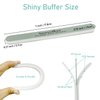 Sawvolker 12pcs Nail Buffer Block Shiny Kit,Nail Shiner Buffer Polishing Blocks for Natural Acrylic Nails Polisher Fingernail Buffer Buffing Nail Shine File Natural Nail Care Tool 600 3000 Grit