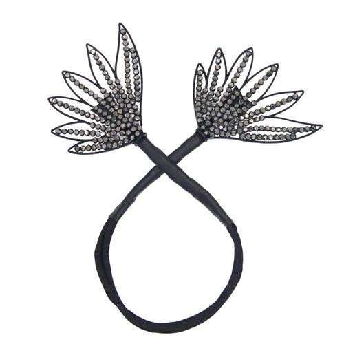 NASAMA Hair Bun Magic Hair Styling Deft Bun Elegant Easy Bun Maker Hair Accessories for women (Black/2)