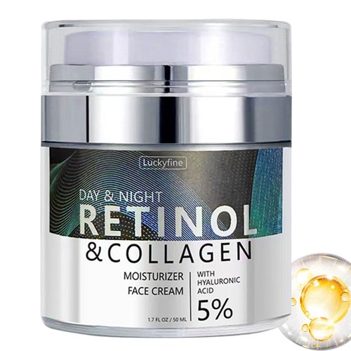 Rosarden Pure Retinol Cream, Wrinkle Cream Retinol Cream For Face, Anti Aging Moisturizer With Hyaluronic Acid & Collagen, Retinol Face Moisturizer For Firm Skin, Anti-Aging & Fade Wrinkles 50 ml