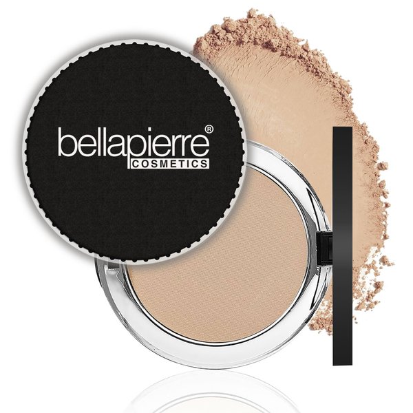 bellapierre Compact Mineral Foundation SPF 15 | Vegan & Cruelty Free | Full Coverage | Hypoallergenic & Safe for All Skin Types | Oil & Talc Free - 0.35 Oz - Cinnamon