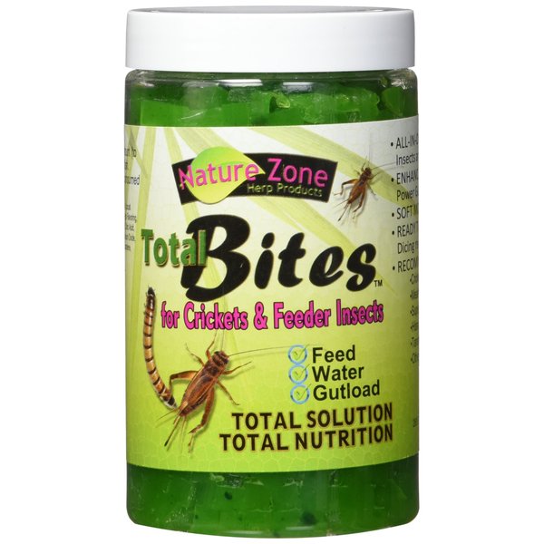 Nature Zone SNZ54511 Feeder Insects Total Bites Soft Moist Food with Spirulina, 9-Ounce
