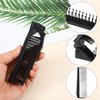 VOCOSTE Portable Folding Hair Comb, Travel Portable Folding Mini Hair Comb, Travel Small Foldable Hair Brush Hair Comb for Curly, Wet, Dry, Long Hair, Black