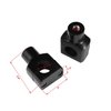 INNOGLOW 1" Motorcycle Handlebar Risers Black Round Riser Inserts Motorcycle Bar Mount Clamps For Harley Kawasaki Suzuki (2pcs)