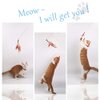 MAIYU Cat Feather Wand Toy - 3 Pack Steel Wire Feather Interactive Cat Stick Training - Beads Bells Kitten Wand Toys Pet Teaser