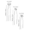 40 Pack Bridal Wedding Hair Pins Rhinestone Hair Clips Accessories for Women and Girls (Style B)