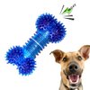 Bonita Pet Dog Chew Toy - for Aggressive Chewer Indestructible Interactive Boredom Training Promotes Dental Health & Clean Teeth Relieves Anxiety Stress Blue Bone
