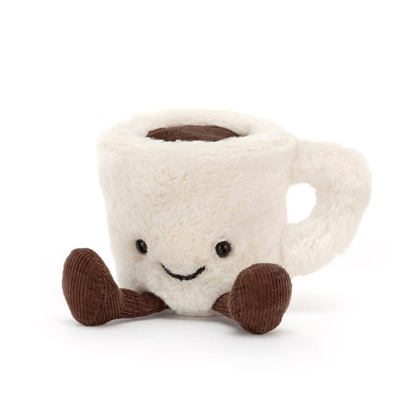 Jellycat Amuseables Espresso Cup Coffee Stuffed Toy, 4 inches | Drink Plush | Fun Gift Idea