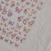 Butterfly Nail Art Stickers Decals Pink Butterfly 5D Embossed Nail Decals Shell Light Butterfly Nail Designs Adhesive Sticker Manicure Accessories for Women Girls DIY Nail Art Decorations Supplies