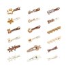 Urpanda 18PCS Flower Hair Clips Sets for Women Girls, Star Bear Heart Letter Snap Metal Cute Fashion Decorative Hair Clips Hair Barrettes Hair Accessories