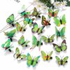 Bartosi Butterfly Hair Clips Green Butterfly Hair Barrettes Butterflies Hairpin Cute Decorative Bobby Pins Hair Accessories for Women and Girls (20 Pack)