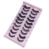 Wffenhefragrance Multipack False Eyelashes| Lengthening Wisps in 10 Assorted Lengths | Natural to Dramatic Styles | Easy to Apply & Reusable |Suitable for Makeup Enthusiasts