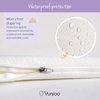YUNIOO™ Foam Changing Pad. Moses Basket or Oval Bassinet Mattress Pad with Waterproof & Ultra Soft Cover. Replacement Diaper Changer Station Mattress. Changing Table Topper for Dresser. 29” x 15”