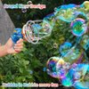 SHENSE 2024 New Bubble Gun Bubble Machine for Dinosaur Bubble Blower Toy for Kids and Toddlers Bubble in Bubble Gun Party Favors Birthday for 3 4 5 6 7 8 9 10+Years Old Boys and Girls (Green)