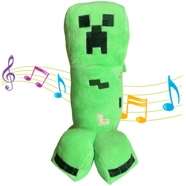 Song Voice 10-inch Musical Creeper Plush Toy, (2024 New) Game Plush Toy, Great Gift for Kids and Fans.