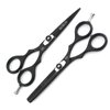 Kutting Edge - Hair Scissors Professional Hair Cutting Scissors Kit Thinning Shears - Hairdressing Scissors Set - Stainless Steel Barber Black Scissors 6.0”