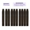 Tape in Dark Brown Hair Extensions, 100% Real Human Hair 18 Inch 40g Seamless Skin Weft Long Straight Highlight Silky Straight 20pcs.
