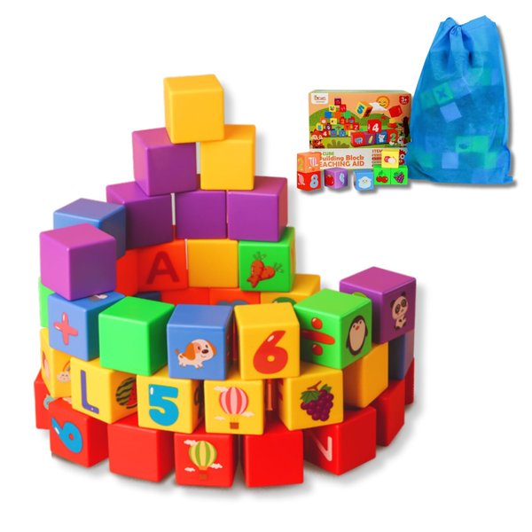 Toys For Ages 2-4 5-7 Learning Educational Blocks For Toddlers 2-4 Years Stem Preschool Montessori Stacking Toys Building Block Christmas Birthday Gifts For Boy Girl Kids Children Baby 3+ Years Old
