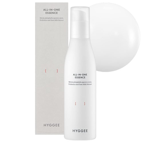 HYGGEE All in One Essence - Moisturizing Face Gel Lotion for All Skin Types - Probiotics & Hyaluronic Acid - Fresh and Soft Formula - Skin Irritation Free, 3.71 fl.oz.