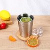JOUTYFOR 15 Pieces 8 oz Stainless Steel Pint Cups Unbreakable Water Tumblers Stackable Metal Mint Julep Cups Reusable Metal Glasses for Kids Travel Outdoor Camping Activities Home