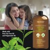 First Botany Tea Tree Mint Hand Soap - Liquid Hand Soap with Peppermint, Jojoba & Coconut Oil Multipurpose Liquid Soap Natural Bathroom Soap & Liquid hand wash - 16 oz