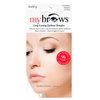 Godefroy MyBrows Long Lasting Eyebrow Transfers, Low Arch, Medium Brown, 48-Pairs of Brows (96 Individual transfers)