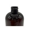 Natural Farms 5 Pack - 4 oz – Empty Squeeze Plastic Bottle - Amber Boston with Black Flip Top - for Essential Oils, Perfumes, Cleaning Products