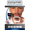 Beardoptima Goatee Outliner Kit For Men - Beard Shaping & Styling Templates with 5 Sizes Set All-In-One Tool | Beard Trimmer Or Razor To Style - Beard Care & Grooming Gift Kit For Any Beard Bro