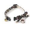 Necoichi Zen Hariko Charm Cat Collar (Black)