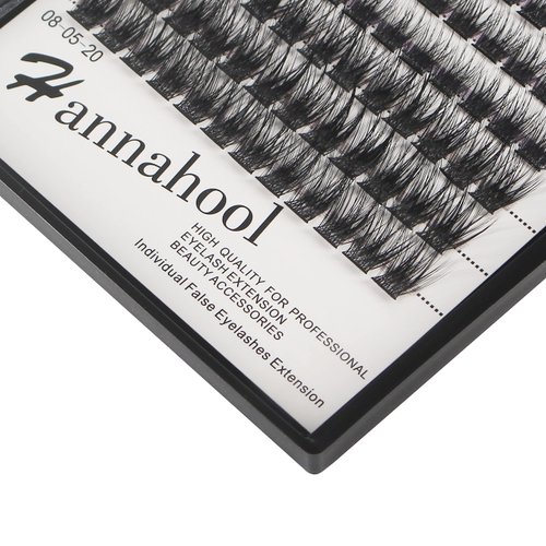 10Rows Mixed 10-12-14-16mm/8-10-12-14mm Individual False Eyelashes D Curl Wide Stem Dramatic Black Makeup Cluster Eyelashes Natural Volume Eye Lashes Extensions (10-12-14-16MM Mixed)