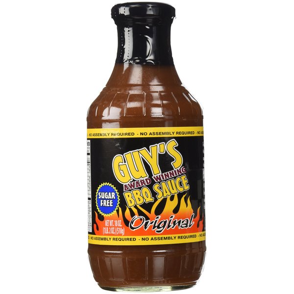 Guy's Award Winning Sugar Free BBQ Sauce 18 oz (Original)