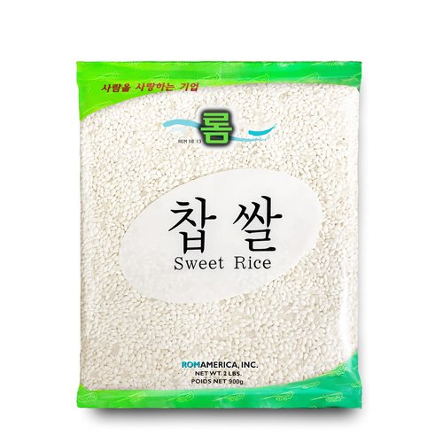 ROM AMERICA Sweet Rice Sticky Rice Glutinous Rice 찹쌀 2 Pound