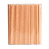 Webake 100 Pack Chevron Paper Straws Wave Patterned Drinking Straws Bulk 7.75 Inch Disposable Biodegradable Restaurant Supplies for Thanksgiving Table Decor Orange Striped
