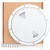 smartmarine Boat Hatch Black 4" 6" 8" Round Non Slip Inspection Hatch w/Detachable Cover for Marine Boat Yacht (6 inch)