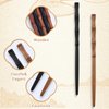 Retro Wooden Hair Sticks,Ymapinc 12pcs Chopsticks for Hair,Sturdy Texture but Light Weight,Bamboo Shape Hair Sticks for Buns,Hair Chopsticks Accessories for Women Girls