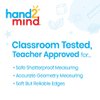 hand2mind Safe-T Math Compass, 10 in. Blue Compass, Compass for Geometry, Compass Drawing Tool, Dysgraphia Tools for Kids, Circle Drawing Tool, Compass Set, Math Classroom Supplies (Set of 12)
