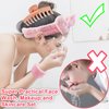 WORFACE 16 Pcs Face Wash Headband Wristband Hair Clips Ponytail Holders Set for Women, Soft Spa Bowknot Headband, Plastic Hair Claw Clips, Elastics Hair Tie for Facial Skincare Makeup (Pink, M)