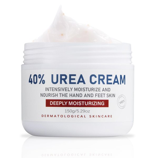 OUKEYA Urea Cream 40 Percent, Urea Foot & Hand Cream for Dry Cracked, 40 per Urea Lotion for Feet Maximum Strength
