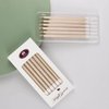 BEAN LIEVE 24-Count Birthday Candles - Long Thin Cake Candles Slow Burning Candles for Birthday, Wedding, Lucky Party Decoration (Champagne Gold)