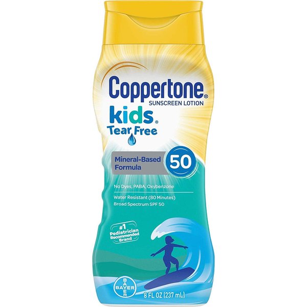 Coppertone Kids Tear Free Sunscreen Lotion (Pack of 2)