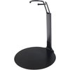 Plymor DSP-4125B Black Adjustable Doll Stand, fits 7, 7.5, 8, 8.5, and 9 inch Slim Waist Dolls or Action Figures, Waist is 1.125 to 1.5 inches Wide, 3.25 to 4 inches Around, Pack of 12