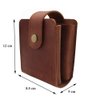 boshiho Playing Card Case, Genuine Leather Double Playing Cards Deck Holder for Magicians and Poker Players, Camping Holidays Trips