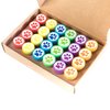 Huji Paw Print Stampers 24 Pieces Birthday Supplies Bag Accessories Toys Classroom Teachers Reward Activities for Children's Party Favors Birthday Parties School (Paw, 24 PCS)