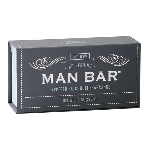 San Francisco Soap Company Man Bar 10 oz. Soap Bar - Peppered Patchouli