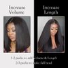 Kinky Straight Tape In Extensions Human Hair for Black Women Niawigs Tape In Hair Extensions 100% Human Hair 40pcs Kinky Straight Tape Ins 100G Natural Black 16 Inches
