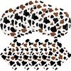 Brown Cow Print Birthday Party Supplies, Include 20 Brown Cow Print Plates and 20 Brown Cow Print Napkins, for Brown Cow Print Theme Birthday Party Decorations