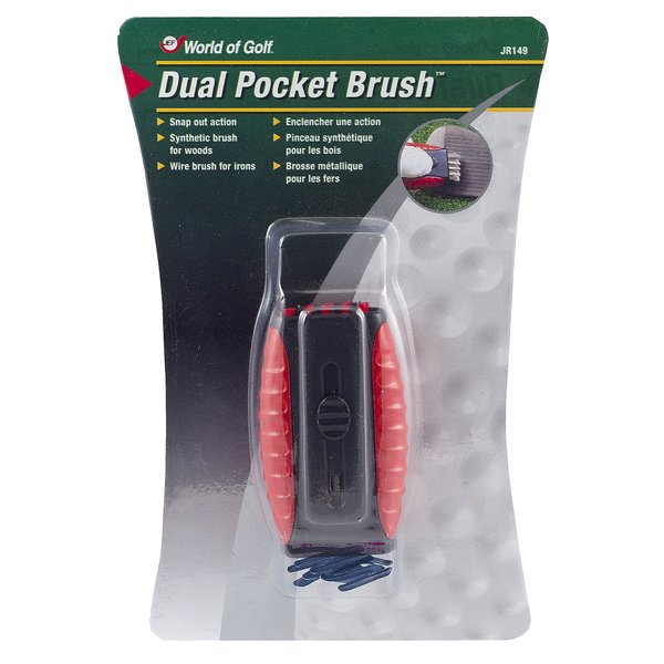 JEF World of Golf JR149 Golf Club Dual Pocket Brush