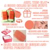 JunKuJk Blush Stick,Shimmer Silky Matte Blush,Professional Cute Face Contour Highlighter Blush Stick with Blush 02